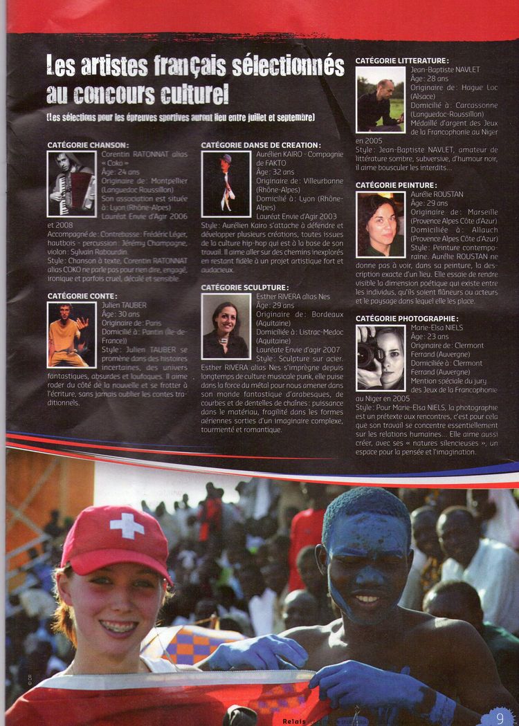 18-Magazine Relais, le magazine jeunesse et sports de l'état-Jeux de la Francophonie-Juillet-août 2009-N°2